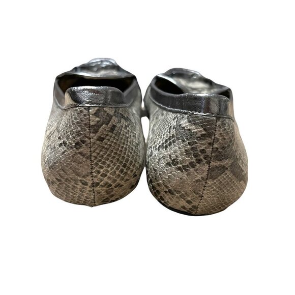 Circa Joan & David Luxe Womens Vegan Leather Python Snake Print Loafers Size 8.5 - Picture 6 of 10